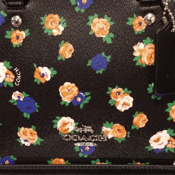 Coach Dark Tea Rose Japanese Satchel - Picture 3 of 8